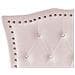 Letto Singolo Contenitore Velluto Rosa Pastello 90 X 200 Cm Metz - Foto miniatura 4