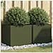Fioriere 2 pz Verde Oliva 49x47x46 cm in Acciaio - Foto miniatura 10