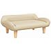 Divano Per Bambini Crema 70x40x24 Cm In Tessuto - Foto miniatura 2