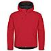 Classic Softshell Hoody Man Rosso L - Foto miniatura 1