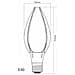 Lampadina a led 85W E27 per campane industriali da 400watt 5000k - Foto miniatura 3