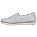 Mezze Scarpe Slip-on In Pelle Grigia Da Donna 36 - Foto miniatura 2