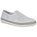 Mezze Scarpe Slip-on In Pelle Grigia Da Donna 36 - Foto miniatura 3