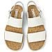 Lasted Sandals White Natural Sandali Pelle Di Mucca Scarpe Donna Bianco Eu 38, K201038-015 - Foto miniatura 3