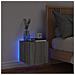 Mobile TV a Parete con Luci LED Grigio Sonoma 30,5x35x30 cm - Foto miniatura 9