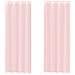 Tende In Voile Con Occhielli 2 Pz Rosa Chiaro 140x300 Cm - Foto miniatura 2