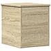 Contenitore Portaoggetti Rovere Sonoma 30x35x35cm In Truciolato - Foto miniatura 2