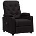Poltrona Reclinabile Elettrica Nera In Similpelle - Foto miniatura 1