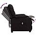 Poltrona Reclinabile Elettrica Nera In Similpelle - Foto miniatura 6