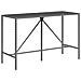 Set Bar da Giardino 11 pz con Cuscini in Polyrattan Grigio - Foto miniatura 6