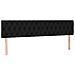 Giroletto a Molle con Materasso Nero 120x190 cm in Tessuto - Foto miniatura 7