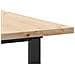 Tavolo da Pranzo Telaio a O 160x80x75,5 cm Legno Pino e Acciaio - Foto miniatura 7