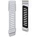 Cinturino In Silicone Per Bracciale Compatibile Con Whoop Watch 5.0, Resistente E Confortevole Con Fibbia In Lega Di Zinco Light Grey + Black - Foto miniatura 1