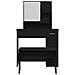 Set Tavolo da Trucco con porta Rovere nero 86.5 x 35 x 136 cm - Foto miniatura 8