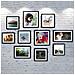 Cornice Portafoto Nera In Pvc 20x25 Cm - Classica Da Tavolo E Da Parete - Foto miniatura 3