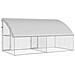 Gabbia per polli Argento 400 x 200 x 198.5 cm Acciaio zincato - Foto miniatura 5