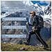 Set Singolo Di Bastoncini Da Trekking Telescopici In Lega Di Alluminio A 5 Sezioni Per Avventure All'aperto Blue - Foto miniatura 6