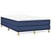 Giroletto a Molle con Materasso Blu 120x190 cm in Tessuto - Foto miniatura 2