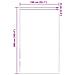 Tende in Voile con Tasche per Aste 2 pz Crema - Foto miniatura 9