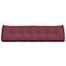 Cuscino per Schiena Rosso Vino 180 x 24 x 50 cm Tessuto - Foto miniatura 6