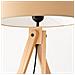 Lampada Da Terra Natt Beige Sl. 1905 - Moderno Lampada Da Terra Tortora /legno Naturale 140x77x77 Cm - Foto miniatura 7