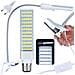 Illuminatore Per Microscopio Con Collo Di Cigno E Clip 60xled - Alta Luminosità, Materiale Durevole, 20w, Cavo 120cm | Uso Universale - Foto miniatura 1