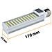 Illuminatore Per Microscopio Con Collo Di Cigno E Clip 60xled - Alta Luminosità, Materiale Durevole, 20w, Cavo 120cm | Uso Universale - Foto miniatura 6