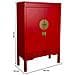 Armadio In Legno Con 4 Cassetti E 2 Porte 63x26x100 - Foto miniatura 3