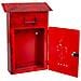 Cassetta Postale In Metallo Rosso 27x11x37h - Foto miniatura 3