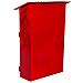 Cassetta Postale In Metallo Rosso 27x11x37h - Foto miniatura 4