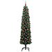 Albero di Natale artificiale con 300 LED Verde 240 cm - Foto miniatura 4