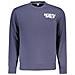 FELPA BLU CON ZIP PER UOMO - Colore: Blu, Taglia: L - Foto miniatura 1