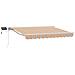 Cornice per Tenda Manuale con LED Blu e Arancione 3,5 x 2,5 m - Foto miniatura 1
