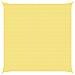 Vela da ombra solare Giallo e Bianco 7 x 7 m - Foto miniatura 1