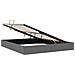 Letto con Contenitore Grigio Scuro 193 x 203 cm Tessuto - Foto miniatura 6