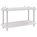 Unità di scaffalatura 2 livelli 100 x 40 x 55,5 cm PP Bianco - Foto miniatura 1