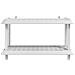Unità di scaffalatura 2 livelli 100 x 40 x 55,5 cm PP Bianco - Foto miniatura 5