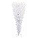 Albero di Natale artificiale Bianco 120 cm PVC e Acciaio - Foto miniatura 3