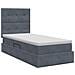 Letto con contenitore e materasso Grigio Scuro 90 x 200 cm - Foto miniatura 8