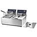 69466 69466-Friggitrice elettrica doppia professionale 2500 W (x2), 12 L / 6'00 L x 2, - Foto miniatura 1