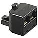 RJ-45 Adapter RJ-45 M 2x RJ-45 FM Nero cavo di interfaccia e adattatore - Foto miniatura 1