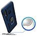 Cover Huawei P30 Lite Bi-materia Rigida Morbida Anello Magnetico Stand Blu - Foto miniatura 4