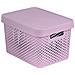 Contenitore Traforato Con Coperchio Infinity 17l Rosa - Foto miniatura 1