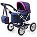 -passeggino Per Bambole, Trendy, Carrozzina, Regola, Colore Motivo Unicorno / Rosa / Blu 13054aa - Foto miniatura 1