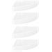 Scaffali Angolari a Parete 4 pz Bianco Lucido 25x25x3,8 cm MDF - Foto miniatura 1