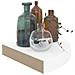 Scaffali Angolari a Parete 4 pz Bianco Lucido 25x25x3,8 cm MDF - Foto miniatura 2
