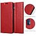 Custodia Compatibile Con Motorola Moto G9 Plus In Rosso Mela - Coperchio Protettiva Con Chiusura Magnetica, Funzione Stand E Tasca Per Le Carte - Foto miniatura 5