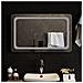 Specchio Da Bagno Con Luci Led 80x50 Cm - Foto miniatura 3
