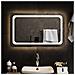 Specchio Da Bagno Con Luci Led 80x50 Cm - Foto miniatura 1