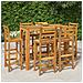 Set da Bar da Giardino 7 pz in Legno Massello di Acacia - Foto miniatura 1